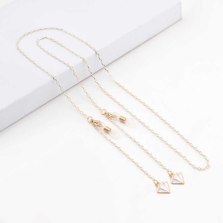 Elegante geometrische Brillenchnur Karnz