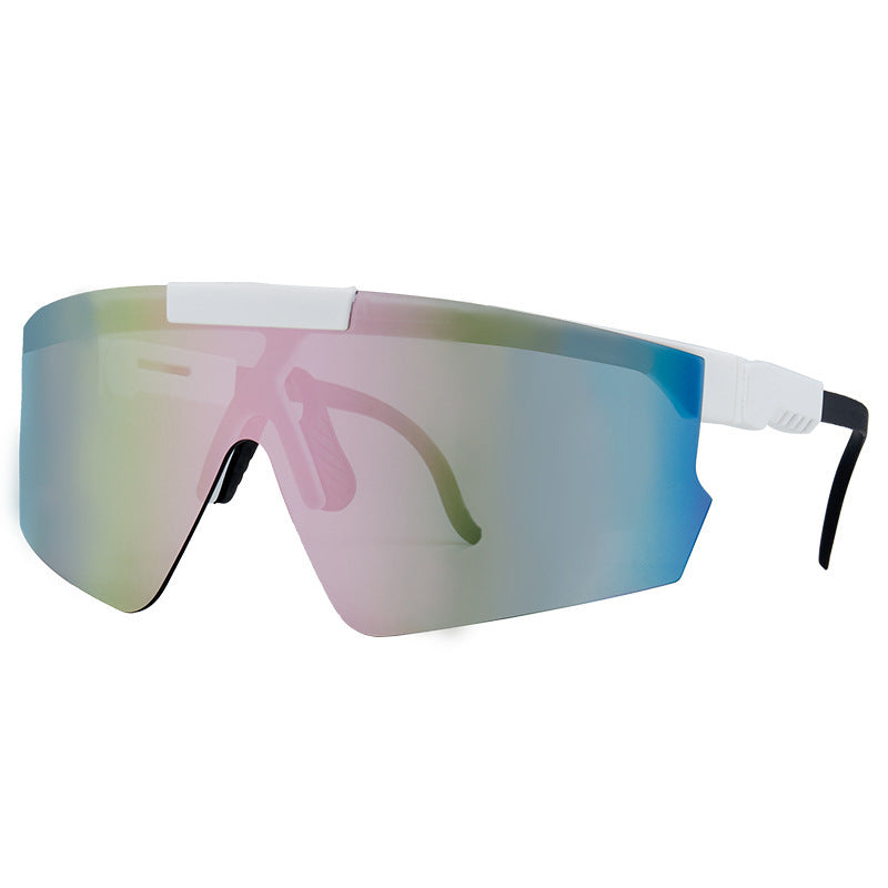 Damen Sport-Sonnenbrille im modernen Design mit großflächigen Gläsern Karnz
