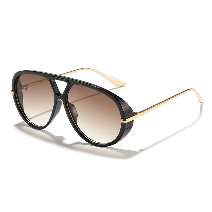 Damen Sportliche Sonnenbrille im markanten Pilotenstil Karnz