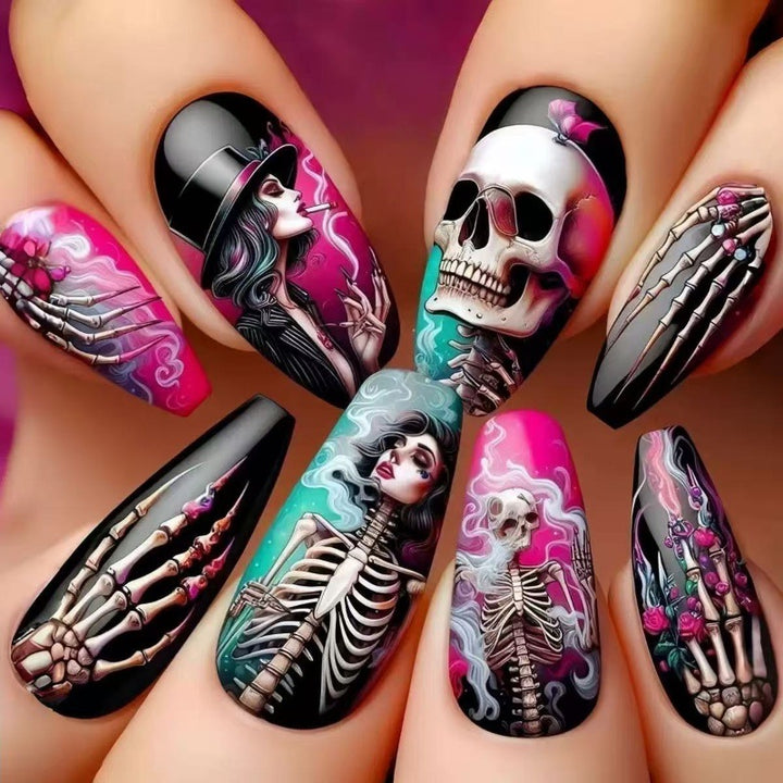 Kreative Halloween Kunstnägel Karnz