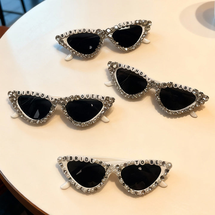 Glamouröse Katzenaugen-Sonnenbrille Karnz
