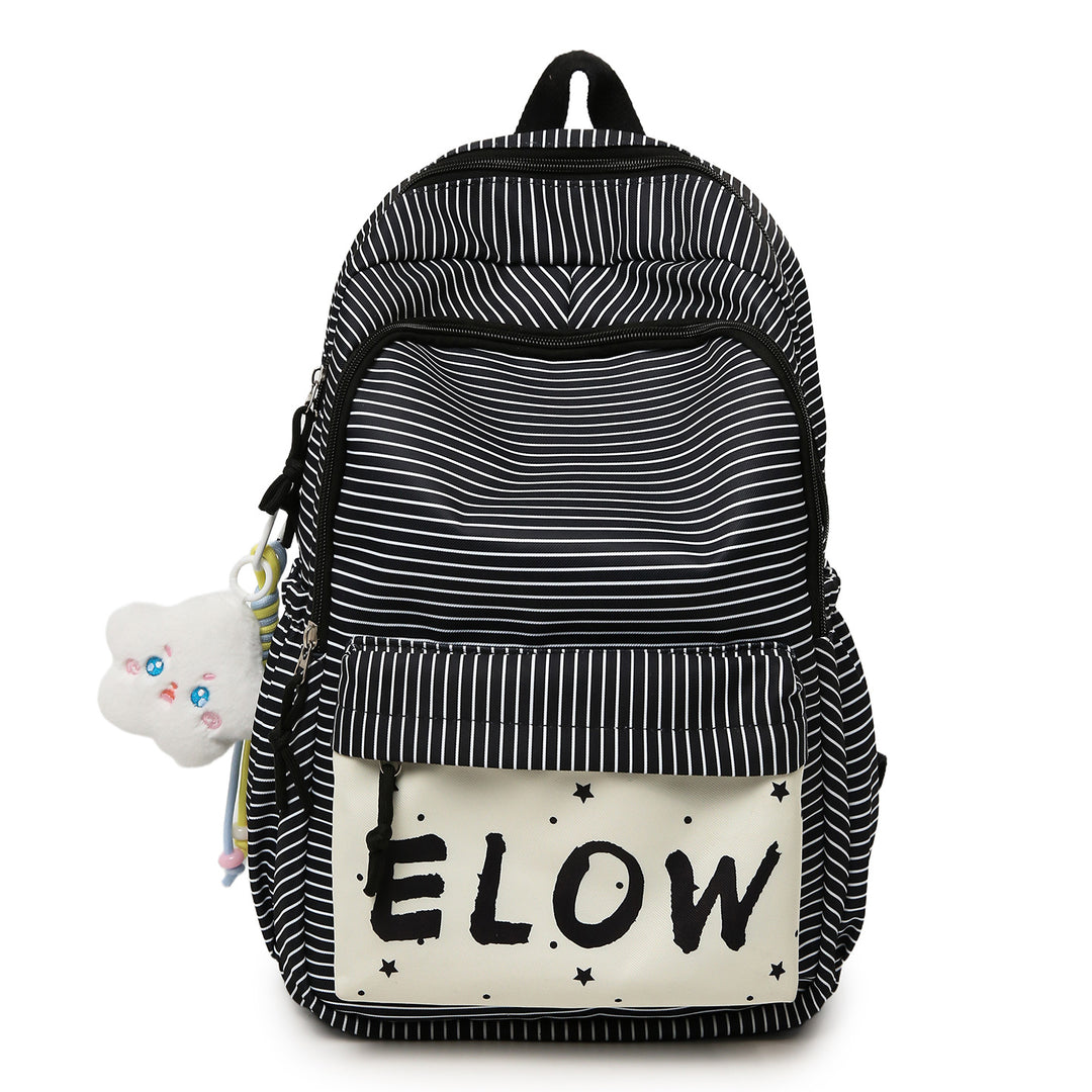 Verspielt gestreifter Rucksack