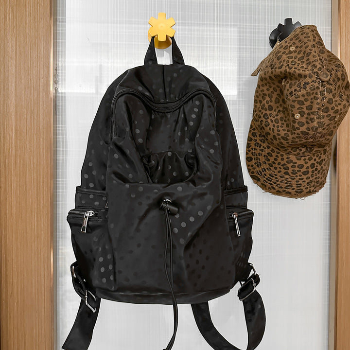 Stilvolle gepunktete Drawstring-Rucksack Karnz