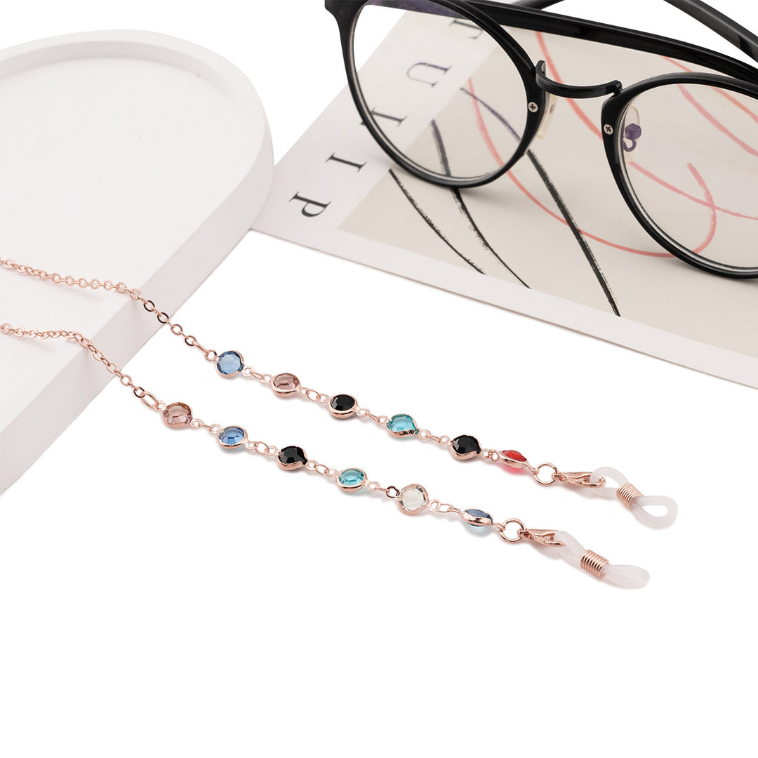 Premium Metall Brillen Kette Karnz