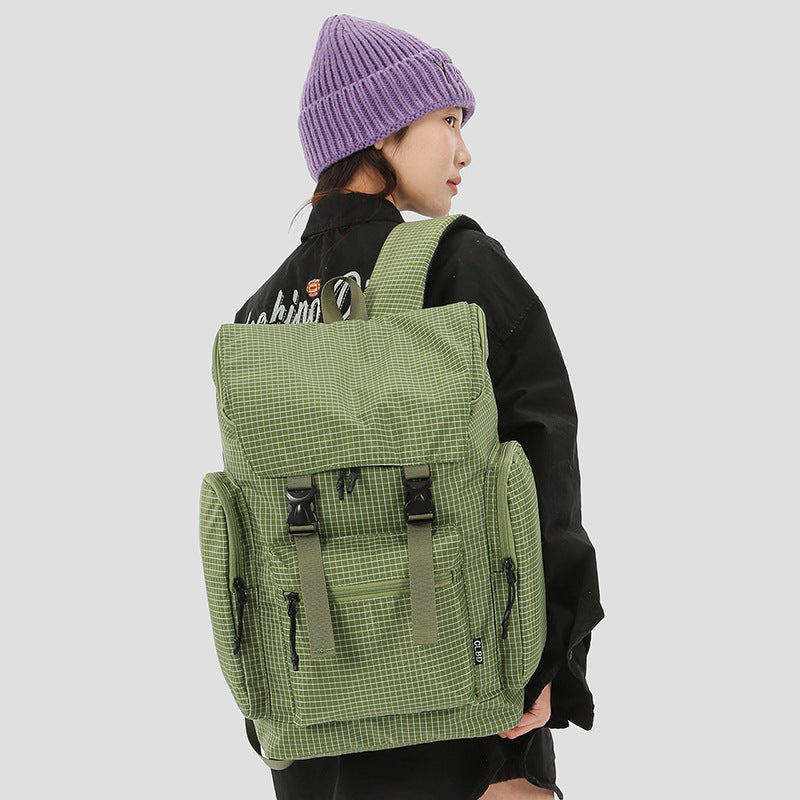 Vielseitiger Multi-Funktions-Rucksack mit Gittermuster Karnz