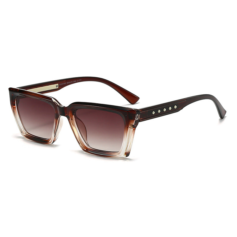 Damen modische Sonnenbrille im modernen Quadratdesign Karnz