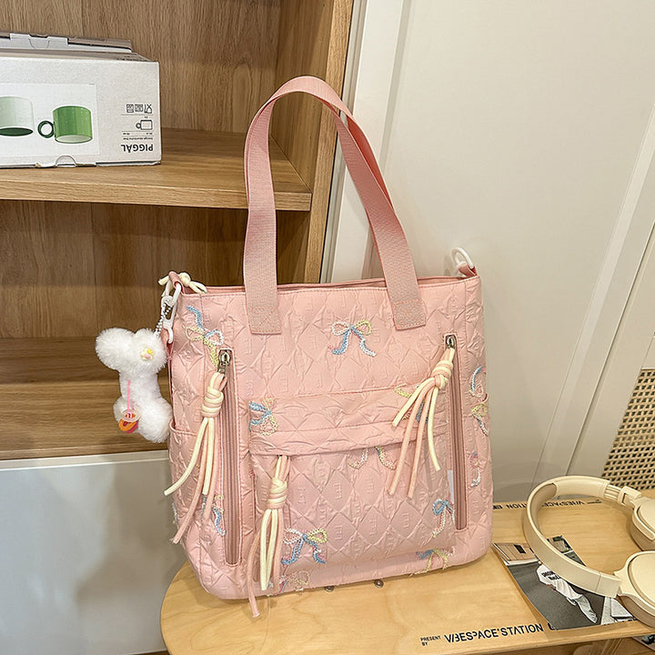 Gepolsterter Rucksack mit Schleifen-Detail Karnz