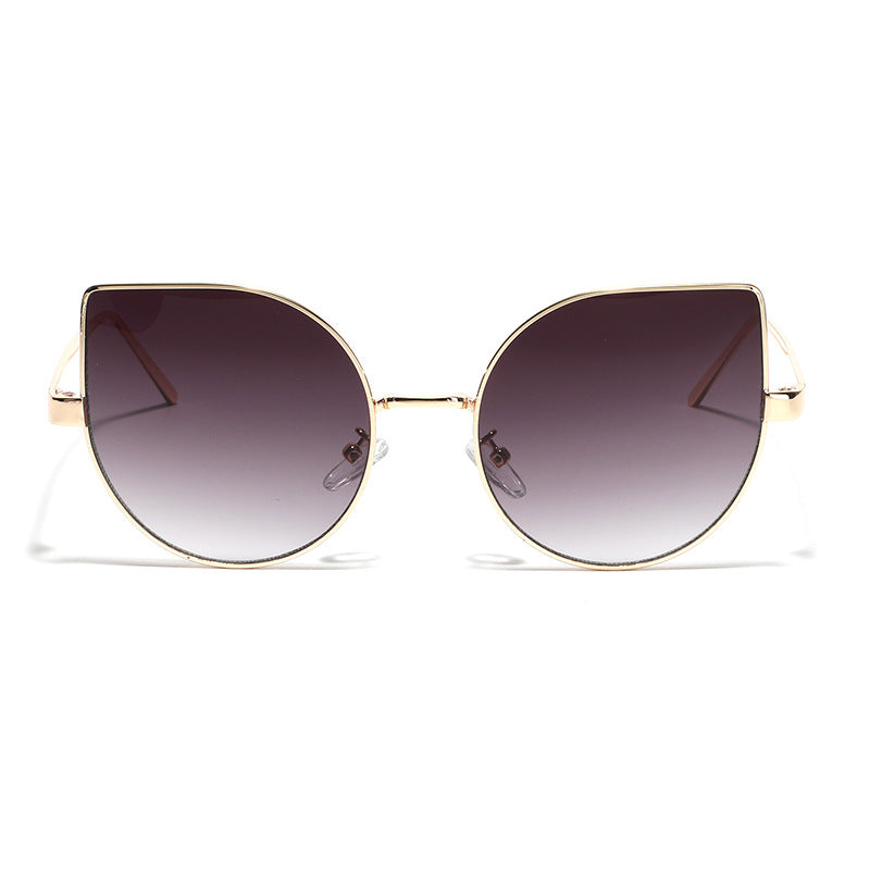 Damen Cat-Eye Sonnenbrille mit polarisierenden Gläsern und elegantem Metallrahmen Karnz