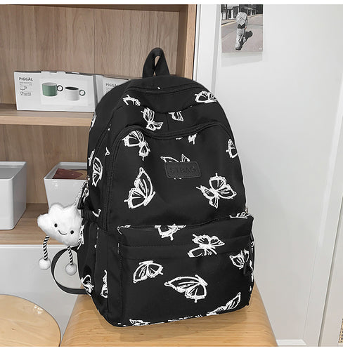Schmetterlingsdruck Freizeit Rucksack