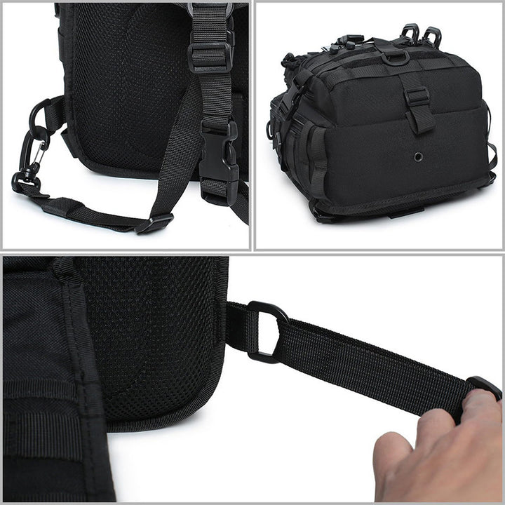 Taktischer Sling-Rucksack mit Mehreren Fächern und Verstellbarem Tragegurt Karnz