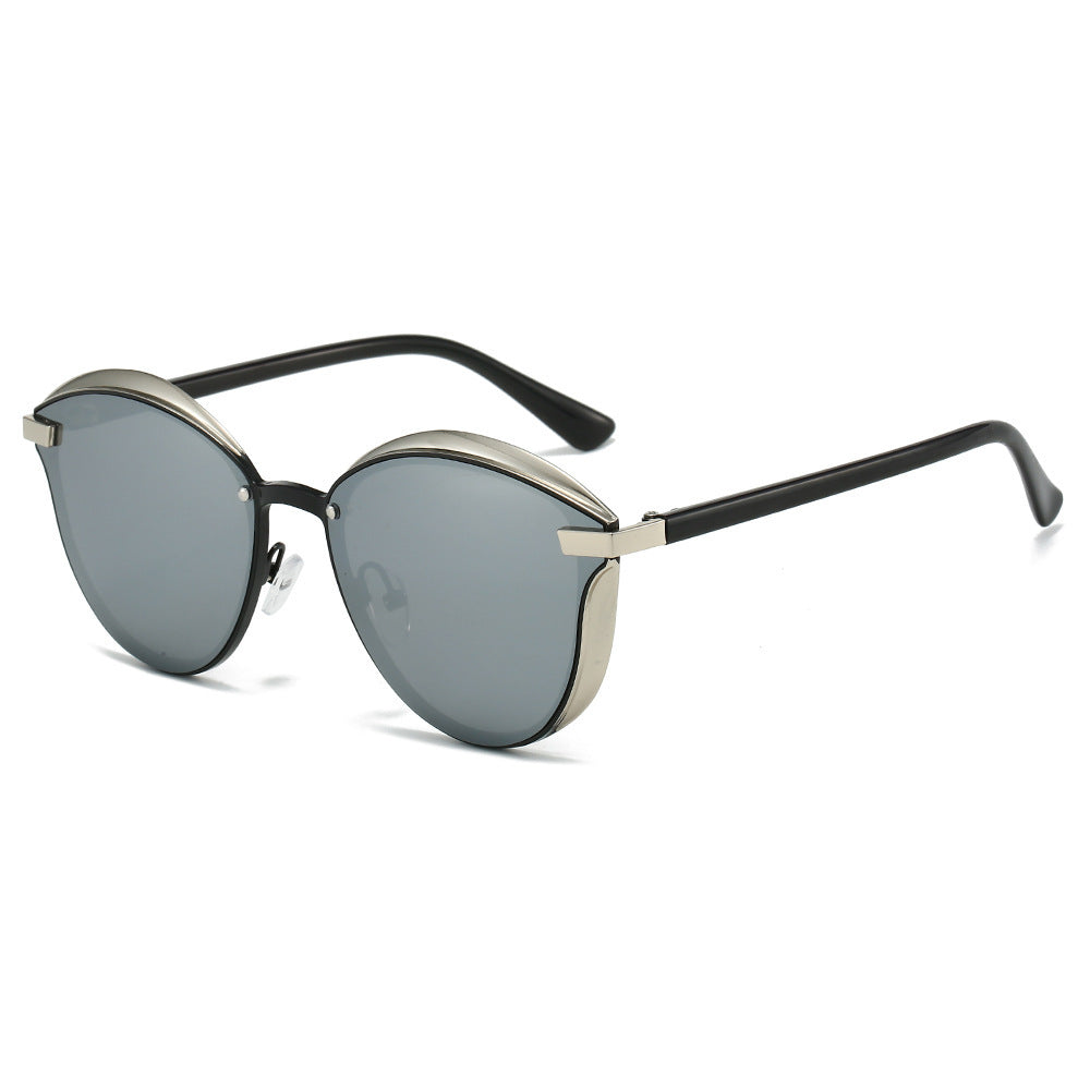 Damen Sonnenbrille mit luxuriösem Metallrahmen und harmonischer Kontur Karnz