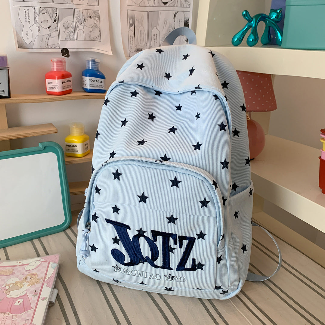 Stylische Sternenbedruckte Rucksack Karnz