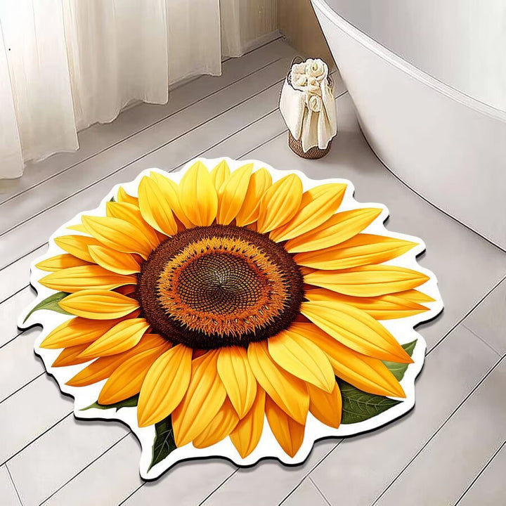 Blumenförmige Badematte