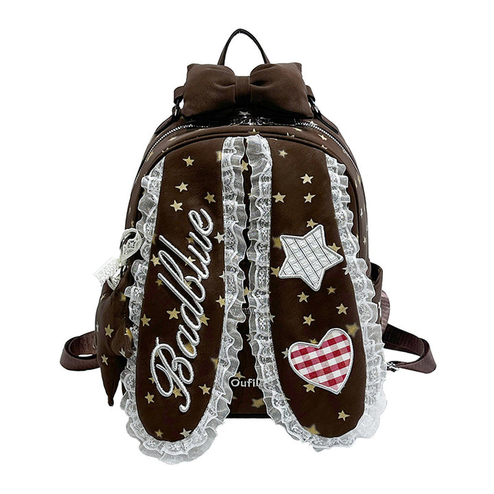 Dekorativer Mini-Rucksack mit Bunny-Ohren Karnz