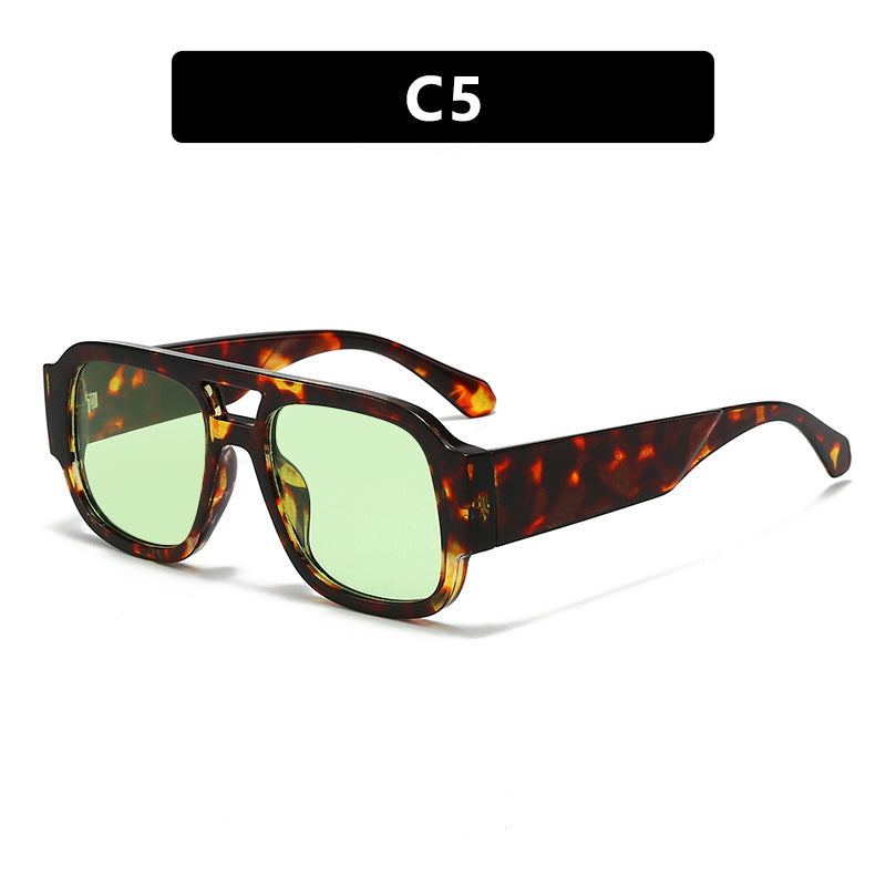 Damen moderne Sonnenbrille im eleganten Rechteckdesign Karnz