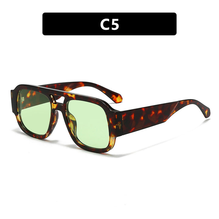 Damen moderne Sonnenbrille im eleganten Rechteckdesign Karnz