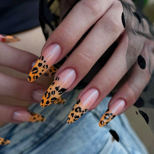 Trendy Stiletto Press-On Nägel Karnz