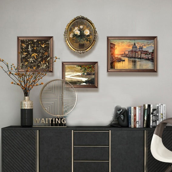 Elegante Galerie Wandkunst Kollektion