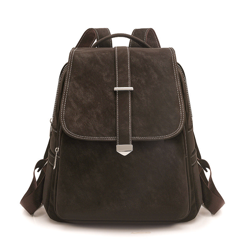 Stylischer Faux-Leder-Rucksack Karnz