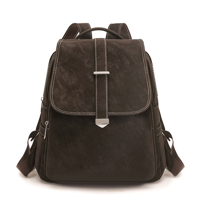 Stylischer Faux-Leder-Rucksack Karnz