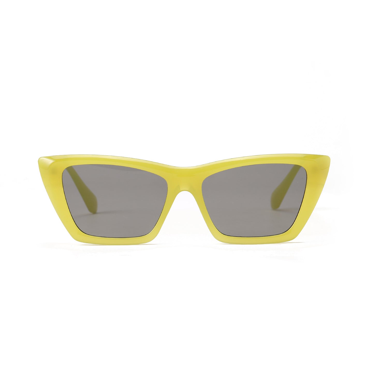 Damen geometrische Sonnenbrille mit stylischem Kunststoffrahmen Karnz