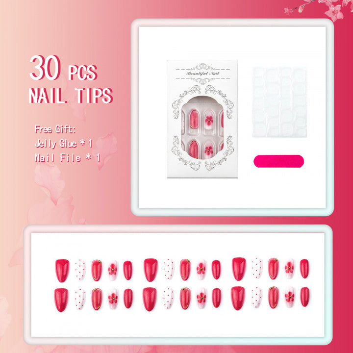 Floral Art Press-On Nagel Set