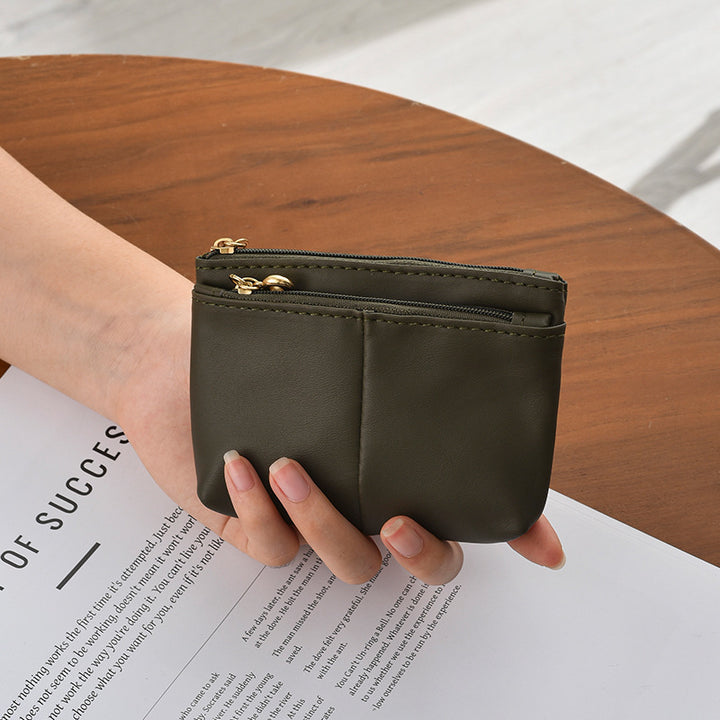 Kompakte Reißverschluss-Münztasche Karnz