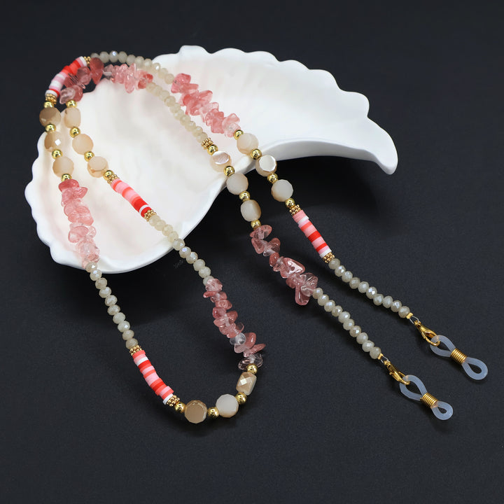 Bohemian Perlen Brillen Kette Karnz