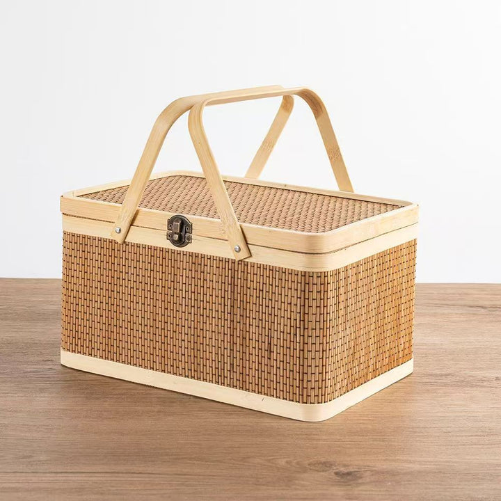 Praktischer Aufbewahrungskorb Aus Rattan Karnz