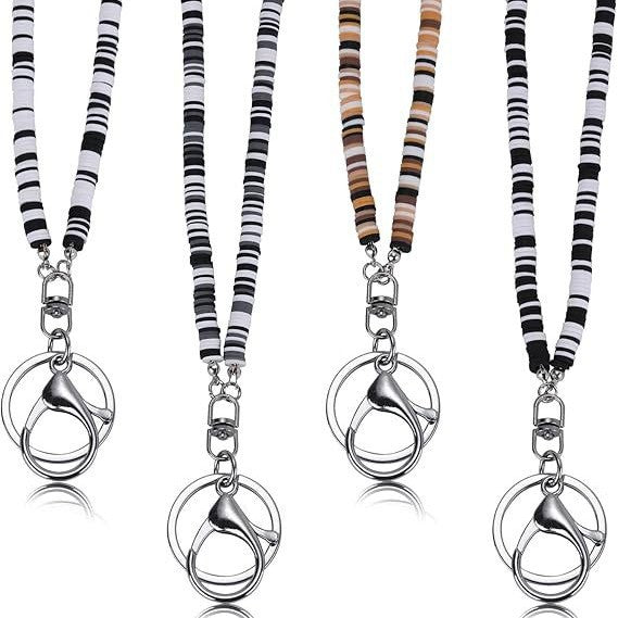 Bunte Perlen ID Badge Halter Lanyard Karnz