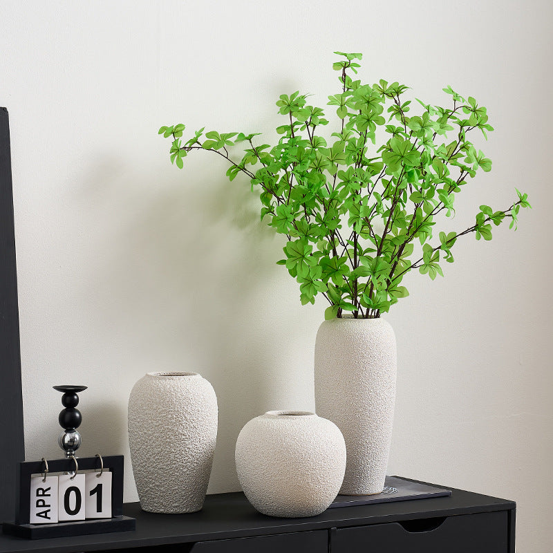 Stilvolle Keramikvase mit strukturiertem Design Karnz