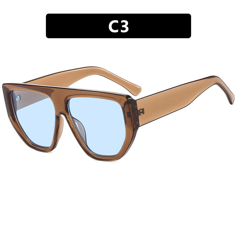 Damen modische Oversized-Sonnenbrille mit innovativem Rahmen Karnz