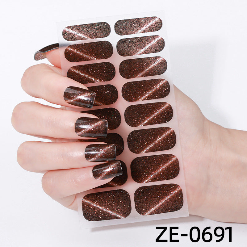 Ombre Glitter Nagel Wraps