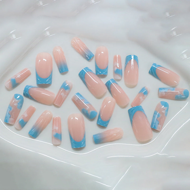 Künstlerisches Marmor-Design Nagelkunst Karnz