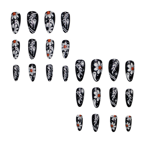Gothic Floral Nail Art Set