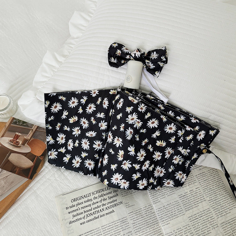 Damen Faltbare Einkaufstasche mit charmantem Blumendesign Karnz