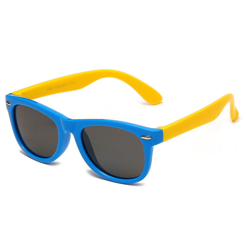 Karnz | Kinder Flex Sonnenbrille mit flexiblem und robustem Rahmen