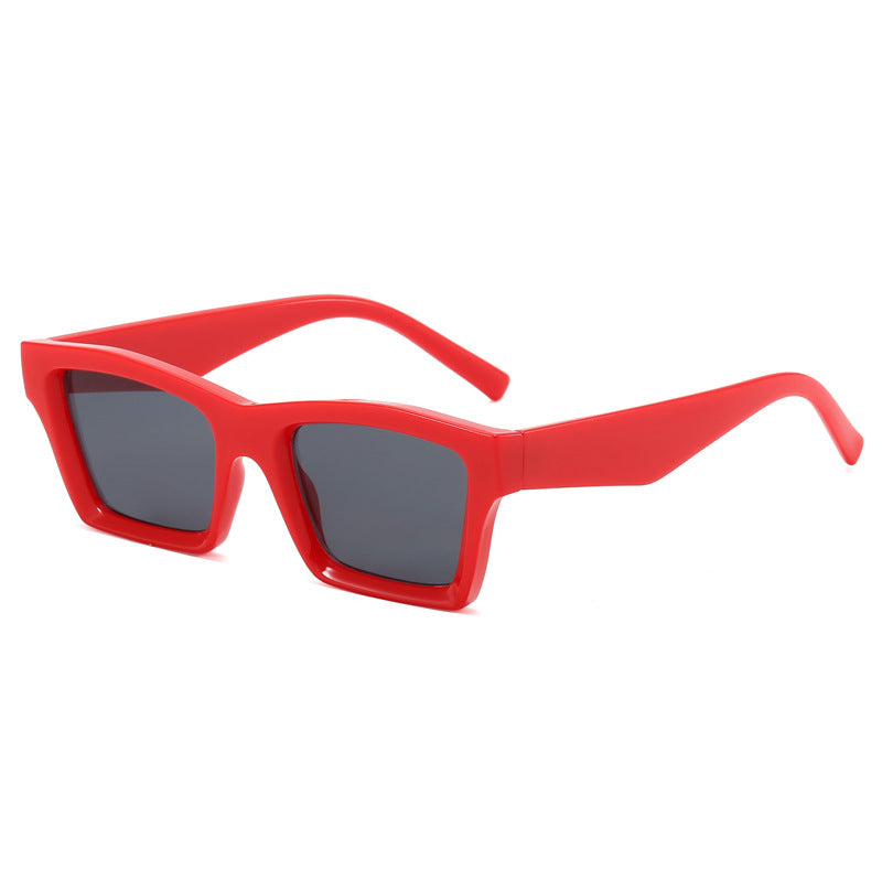 Damen Trendige Sonnenbrille mit breitem Rahmen Karnz