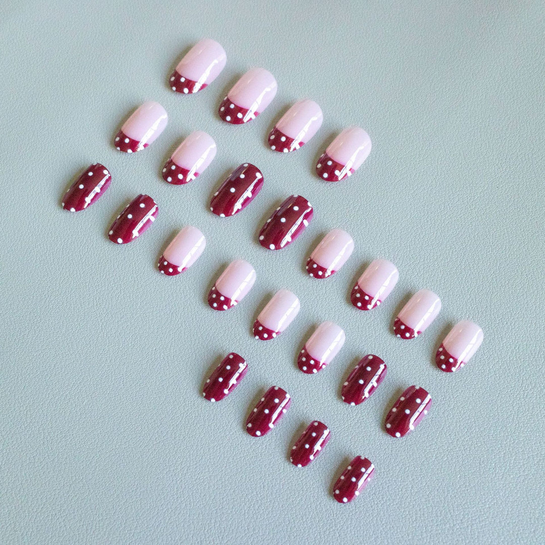 Elegantes Spitz-Acryl-Nagelkunst-Set