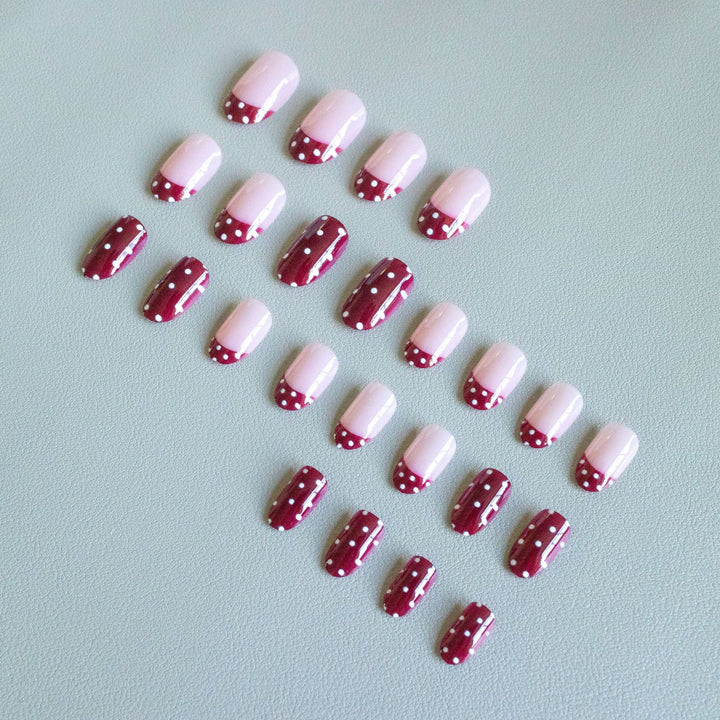 Elegantes Spitz-Acryl-Nagelkunst-Set