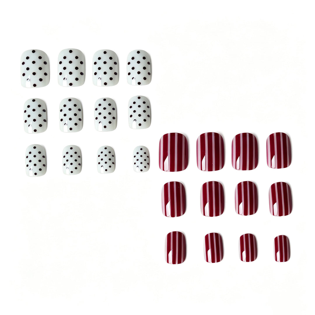 Künstlerisches Mehrfachmuster-Nagelkunst-Set