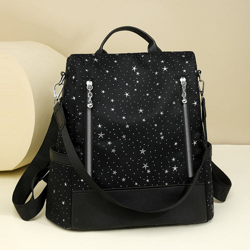 Sternmuster Multi-Taschen Rucksack Karnz