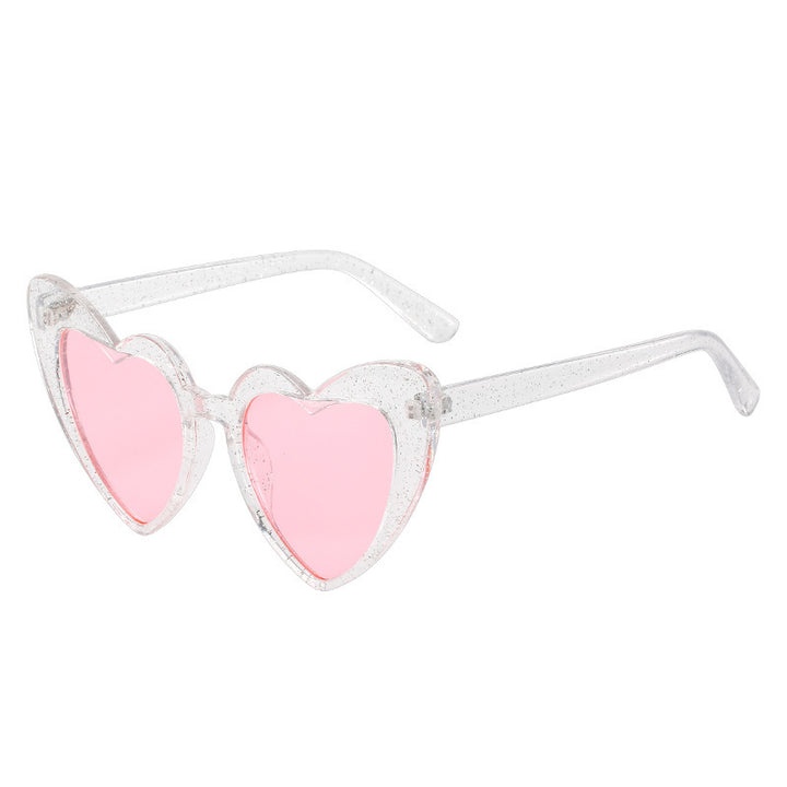 Herzförmige Mode-Sonnenbrille Karnz