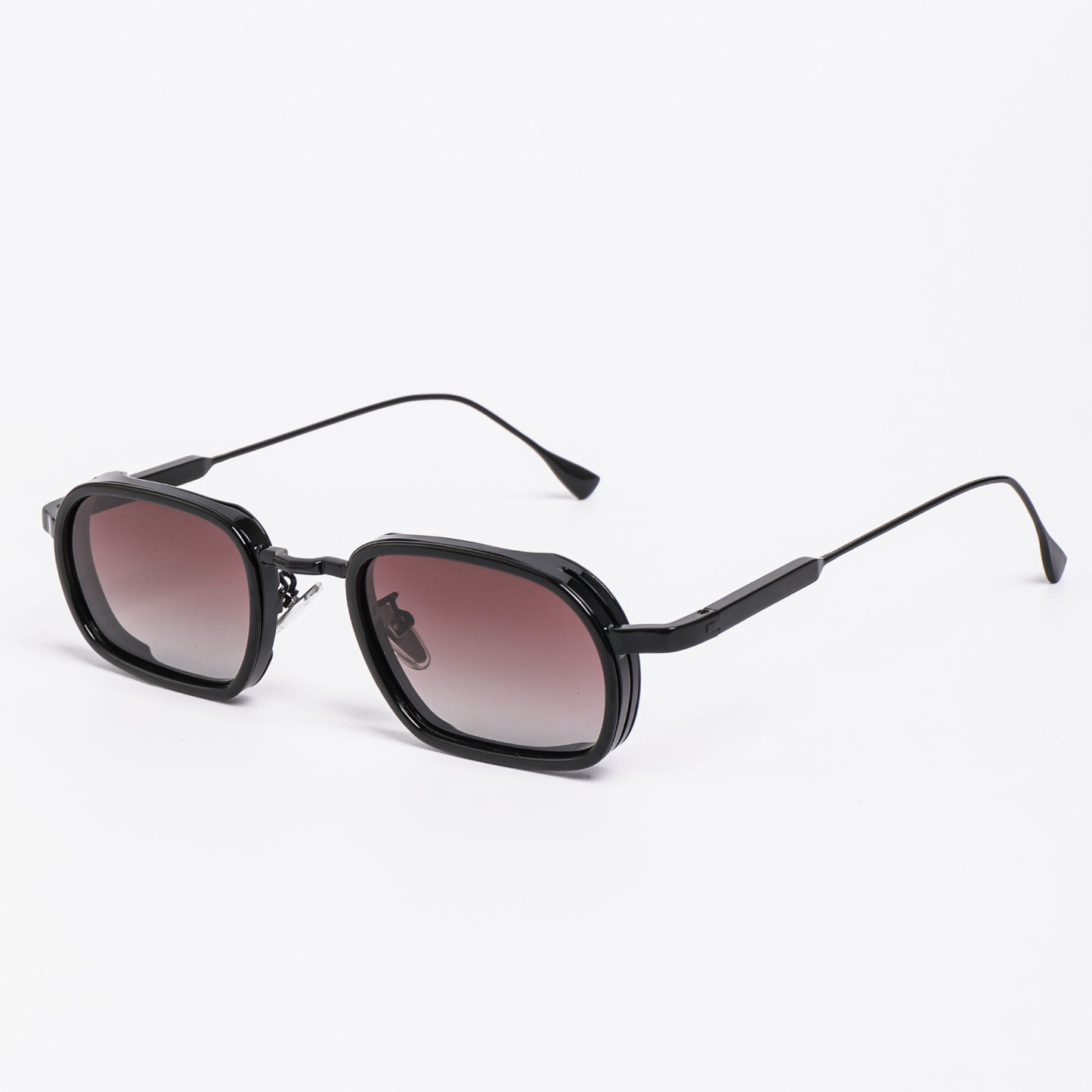 Damen modische Sonnenbrille mit robustem Metallrahmen und trendigen Gläsern Karnz