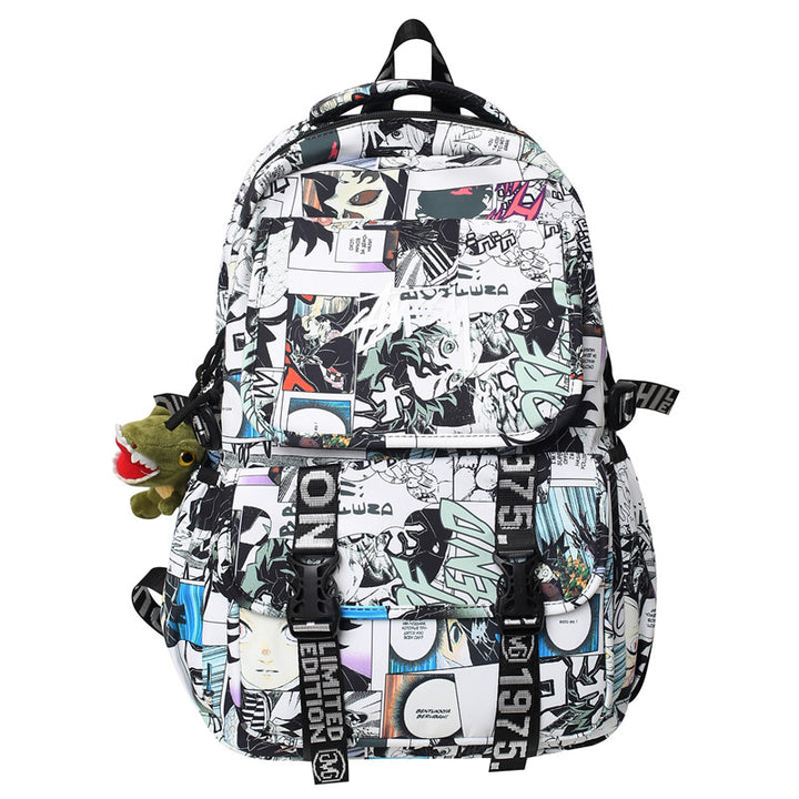 Stylischer Grafikdruck Rucksack Karnz