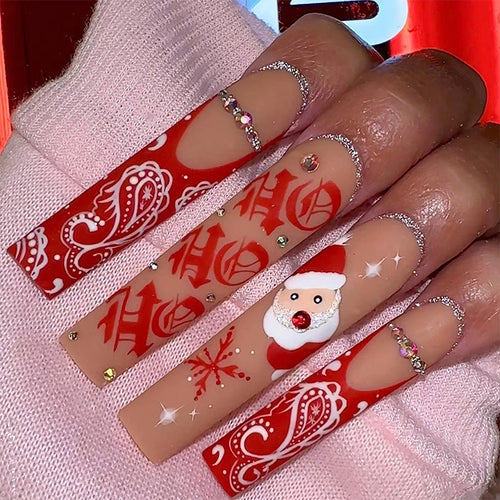 Kreative Weihnachts-Nagelkunst Karnz