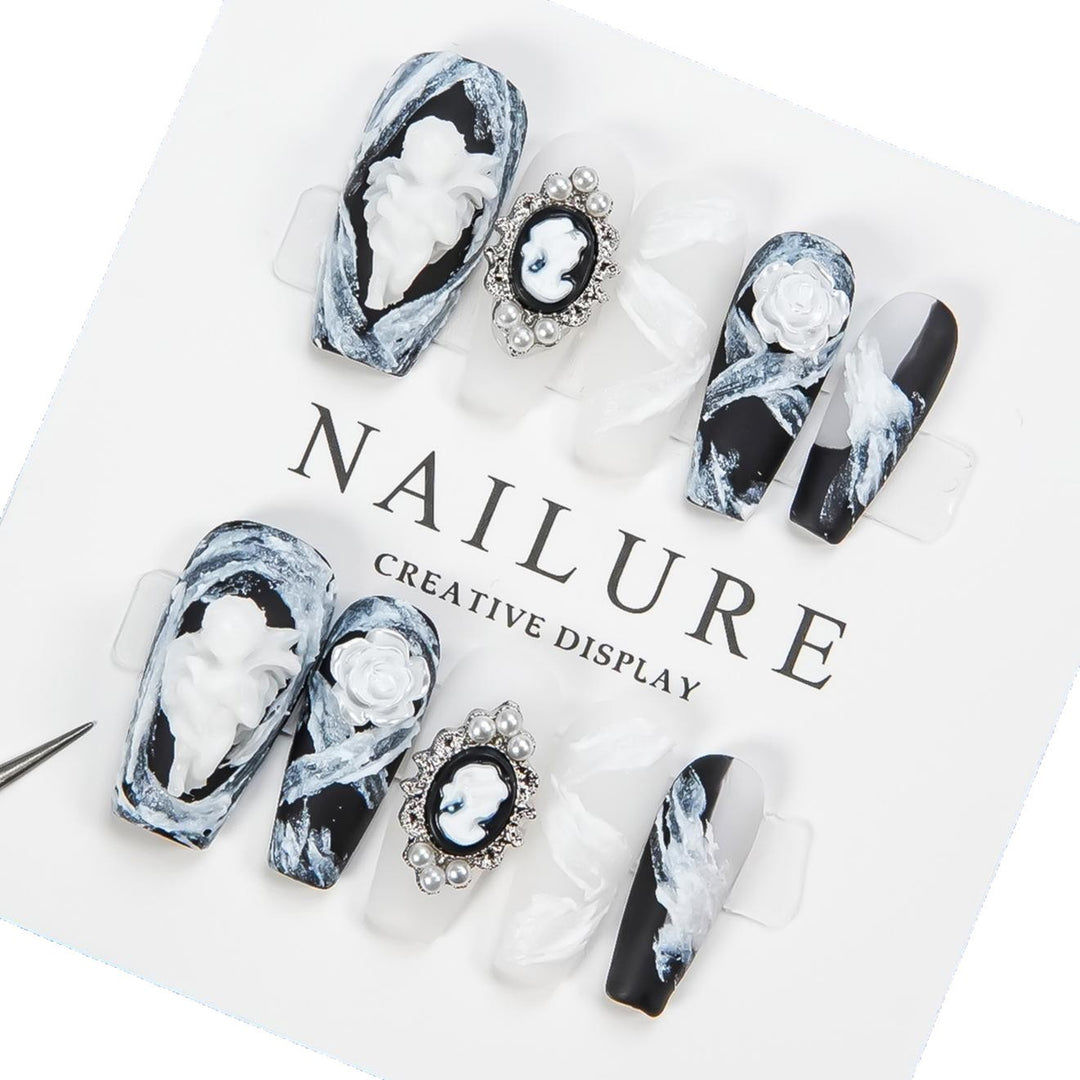 Dekorativer Acryl-Nagelset