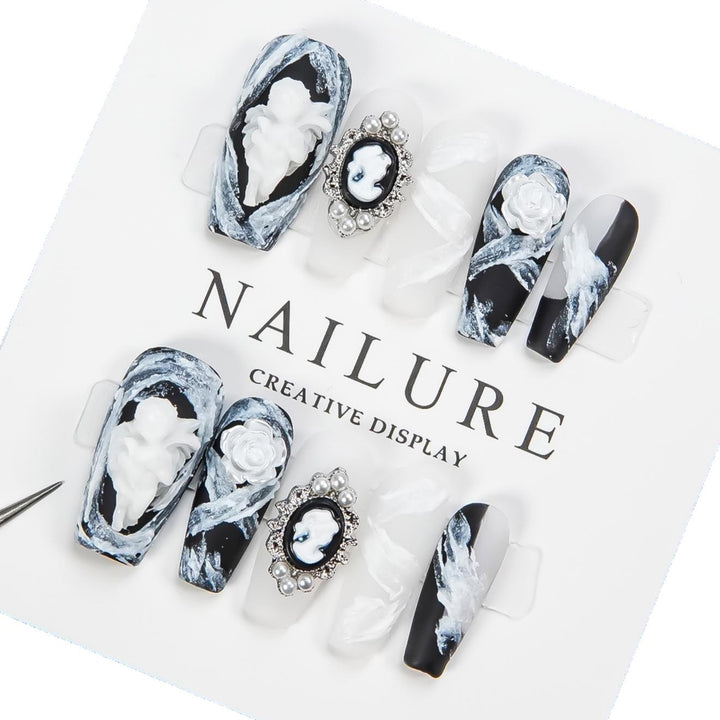 Dekorativer Acryl-Nagelset