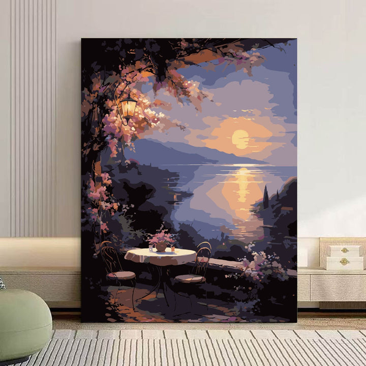 Scenic von Natur inspirierte Leinwandkunst Karnz
