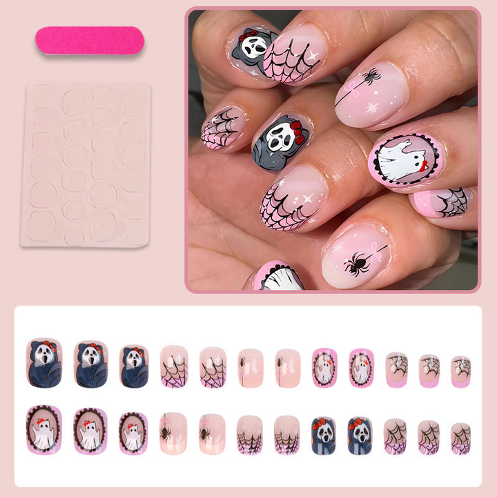Kreatives Kunstnagelset mit Halloween Motiven Karnz